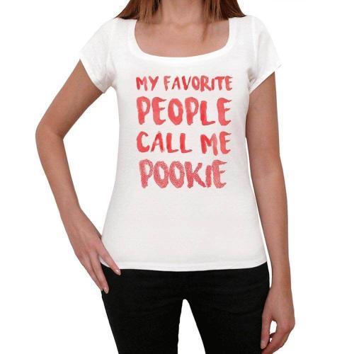 Femme Tee-Shirt Mes Personnes Préférées M'appellent Pookie - My Fav... on Productcaster.