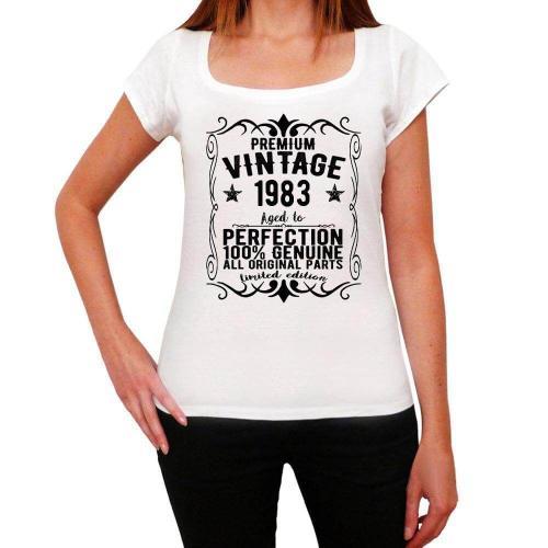 Femme Tee-Shirt - All Original Parts Aged To Perfection 1983 - 41 A... on Productcaster.