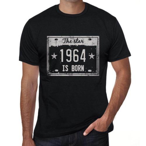 Homme Tee-Shirt La Star Est Née En 1964 - The Star Is Born In 1964 ... on Productcaster.