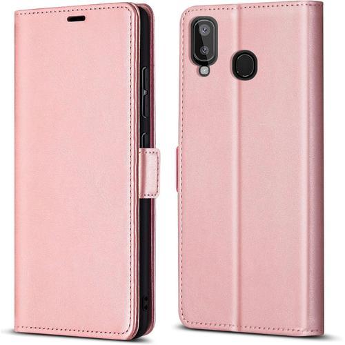 Coque Pour Samsung Galaxy A20e, Protection Housse En Cuir Pu Portef... on Productcaster.