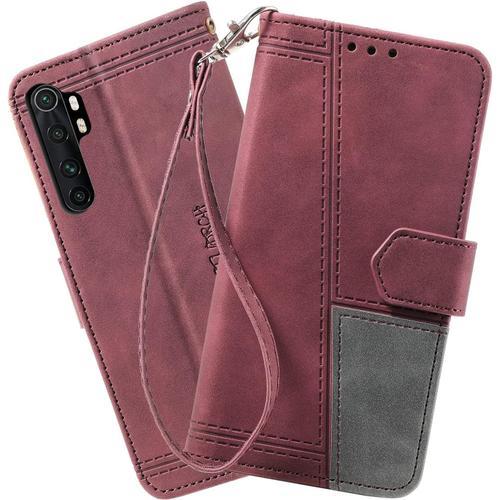 Coque Compatible Avec Xiaomi Mi Note 10 Lite, Portefeuille Housse E... on Productcaster.