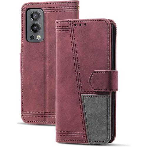 Coque Compatible Avec Oneplus Nord 2 5g, Portefeuille Housse En Cui... on Productcaster.