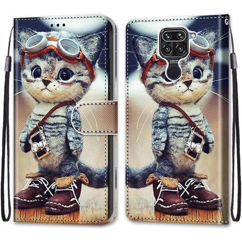 Coque Pour Xiaomi Redmi Note 9 / Redmi 10x 4g, Etui En Cuir Pu Port... on Productcaster.