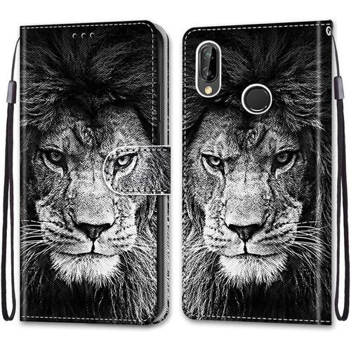 Coque Pour Huawei P20 Lite/Nova 3e, Etui En Cuir Pu Portefeuille Ho... on Productcaster.