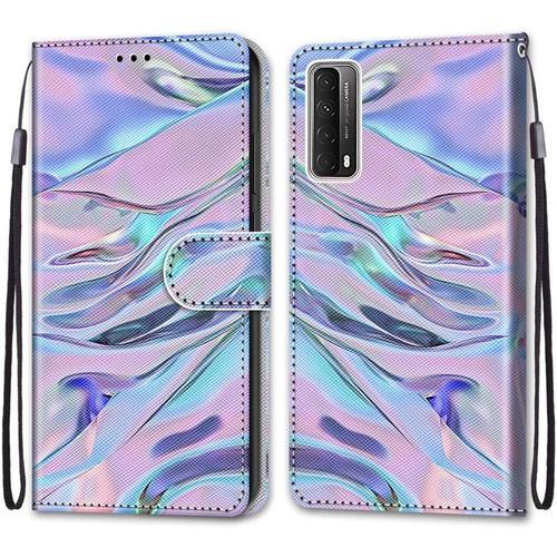 Coque Pour Huawei P Smart 2021 / Y7a, Etui En Cuir Pu Portefeuille ... on Productcaster.