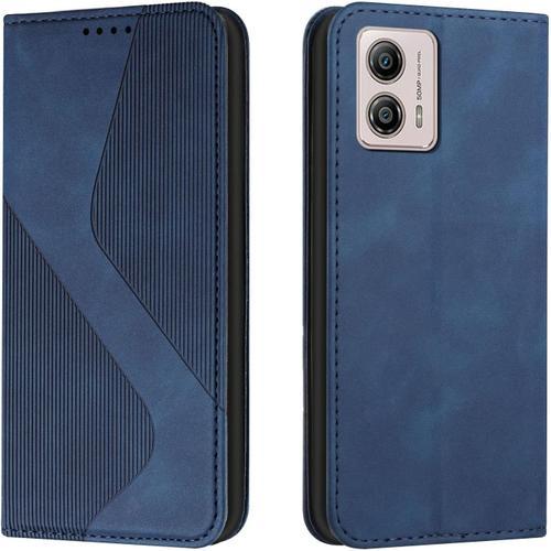 Coque Pour Motorola Moto G13 / G23 / G53 5g, Housse En Cuir Motorol... on Productcaster.