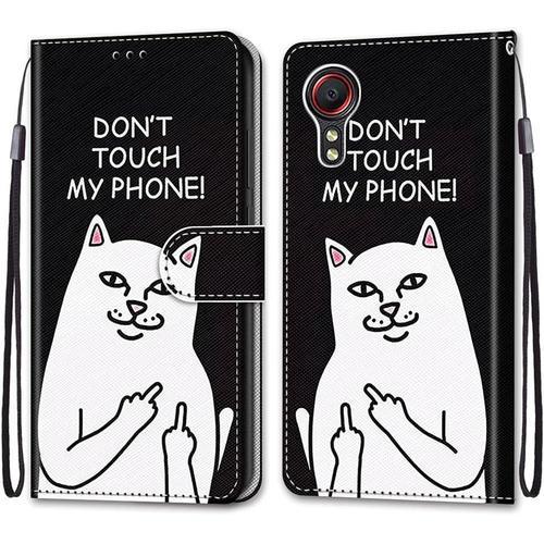 Coque Pour Samsung Galaxy Xcover 5, Etui En Cuir Pu Portefeuille Ho... on Productcaster.