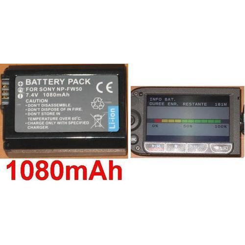 Batterie Pour SONY NP-FW50 NPFW50, NEX-3 NEX-3C NEX-3D NEX-3DW NEX-... on Productcaster.