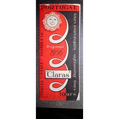 Portugal Programme 1956 Claras Tours N° 1 on Productcaster.