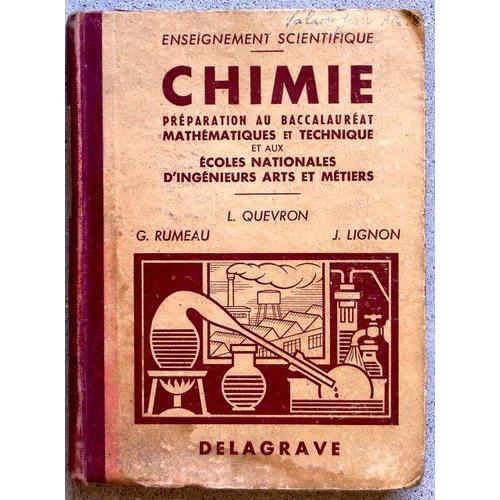 Chimie Préparation Au Baccalauréat Maths Et Technique Et Aux Ecoles... on Productcaster.