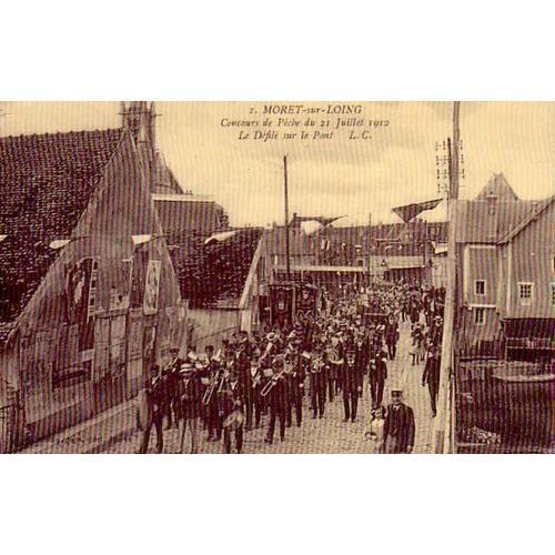 Moret Sur Loing - Concours De Peche Du 12 Juillet 1912 - Le Defilé ... on Productcaster.