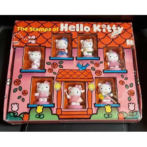 Hello Kitty - Boite De 7 Tampons Encreurs . De 6 Cm De Hauteur (Reconditionné) on Productcaster.