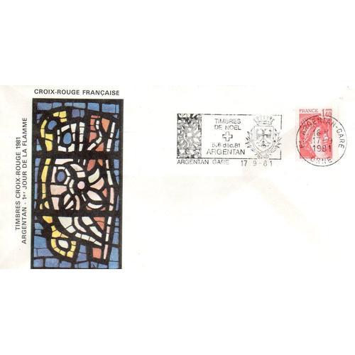 Marcophilie - Cachet Commémoratif - Croix Rouge - Argentan - 1er Jo... on Productcaster.