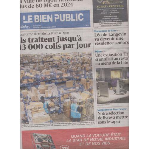 Journal Le Bien Public Du Vendredi 22 Decembre 2023 on Productcaster.