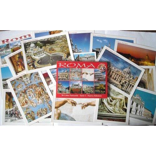 Paquet De 20 Cartes Postales De Roma on Productcaster.