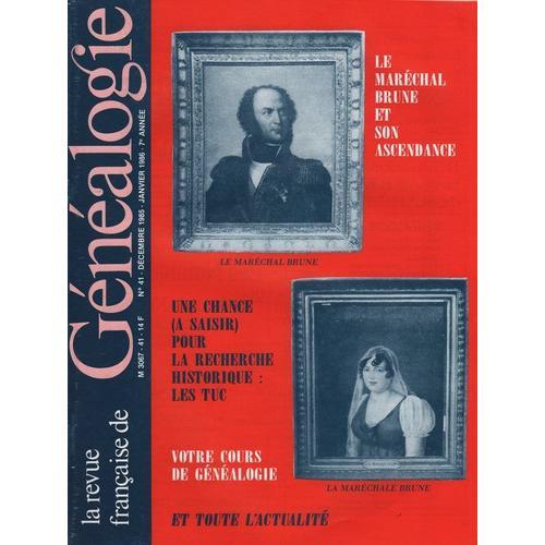 Revue Française De Généalogie N° 41 on Productcaster.