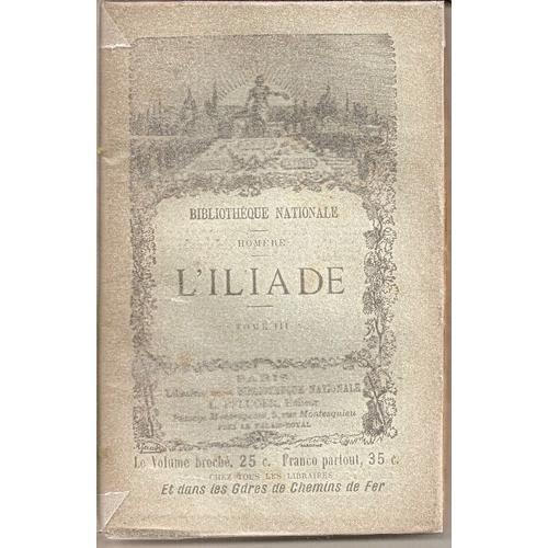 L'iliade Tome 3 on Productcaster.