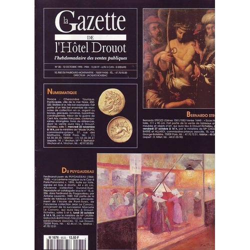 La Gazette De L'hotel Drouot L'hebdomadaire Des Ventes Publiques N°... on Productcaster.