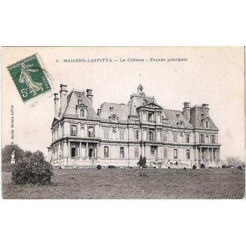 Maisons Lafitte - Le Chateau - Façade Principale - Obliteree 1909 -... on Productcaster.