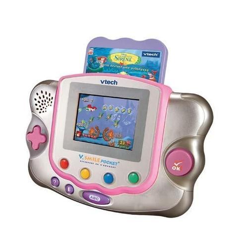 Vtech - 75315 - Console - V. Smile - Pocket Rose + Jeu La Petite Si... on Productcaster.