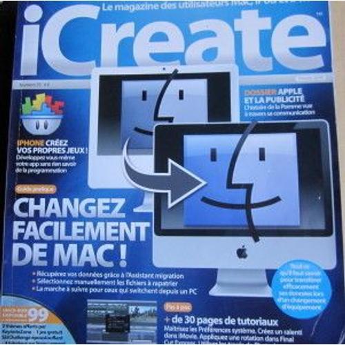 Icreate, Magazine Des Utilisateurs Mac, Ipod N° 55 : Changez Facil... on Productcaster.