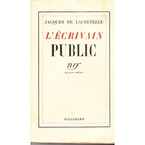 L'écrivain Public on Productcaster.