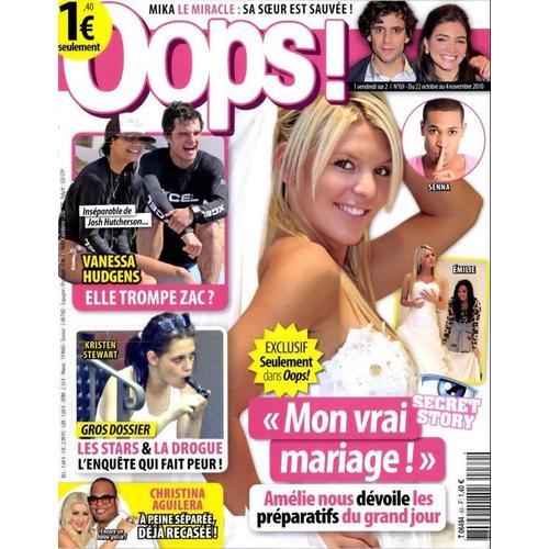 Oops! N° 69 : Oops 69 Secret Story Mon Vrai Mariage ! Amélie Nous ... on Productcaster.