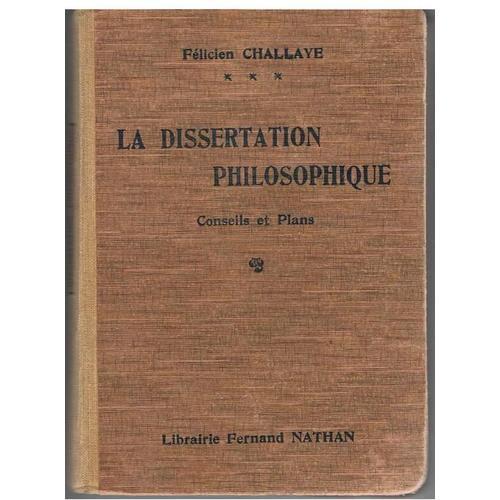 La Dissertation Philosophique. Conseils Et Plans on Productcaster.