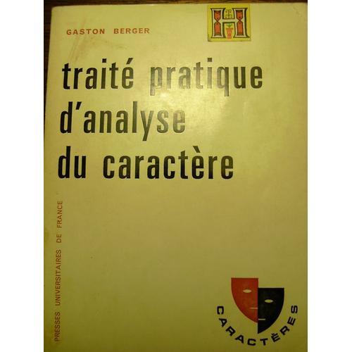 Traité Pratique D'analyse Du Caractère on Productcaster.