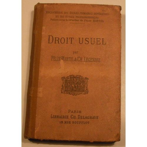 Droit Usuel on Productcaster.