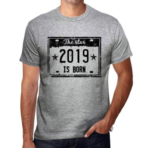 Homme Tee-Shirt L'étoile Est Née En 2019 - The Star Is Born In 2019... on Productcaster.