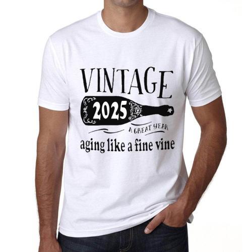 Homme Tee-Shirt Vieillissement Comme Un Bon Vin 2025 - Aging Like A... on Productcaster.