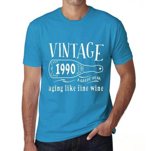 Homme Tee-Shirt Vieillissement Comme Un Bon Vin 1990 - Aging Like A... on Productcaster.