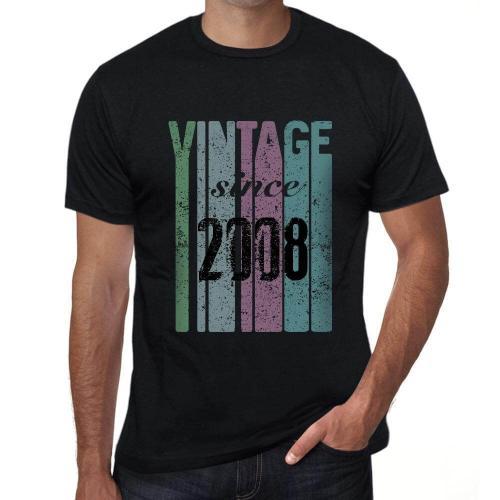 Homme Tee-Shirt Vintage Depuis 2008 - Vintage Since 2008 - 16 Ans T... on Productcaster.