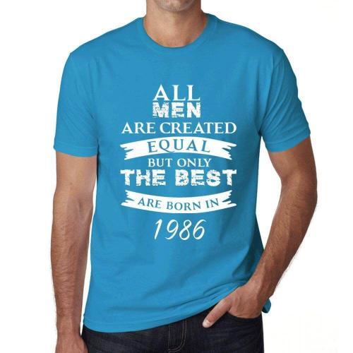 Homme Tee-Shirt - All Men Are Created Equal But Only The Best Are B... on Productcaster.