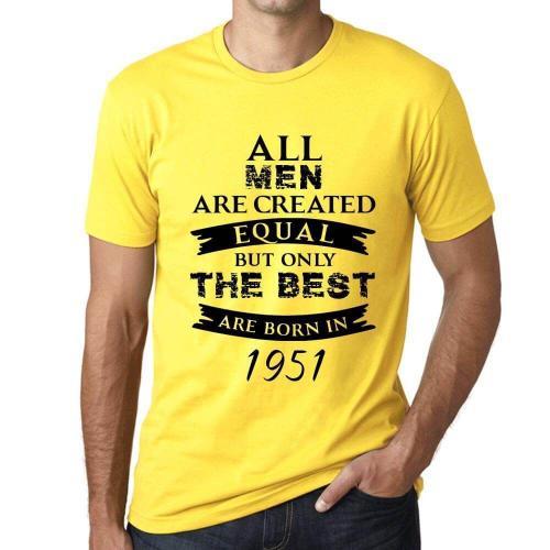 Homme Tee-Shirt - All Men Are Created Equal But Only The Best Are B... on Productcaster.