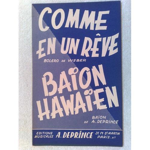 "Comme En Un Rêve" Boléro De Weber // "Baïon Hawaïen" De A. Dep... on Productcaster.