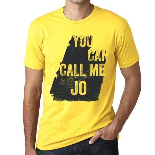 Homme Tee-Shirt Vous Pouvez M'appeler Jo - You Can Call Me Jo - T-S... on Productcaster.