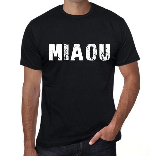 Homme Tee-Shirt Miaou T-Shirt Graphique Éco-Responsable Vintage Cad... on Productcaster.