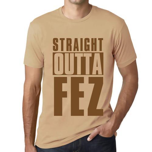 Homme Tee-Shirt Tout Droit Sorti De Fez - Straight Outta Fez - T-Sh... on Productcaster.