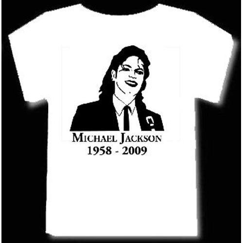 T-Shirt Jm-Ht Tee-Shirt Memorial Michael Jackson. Tailles : S M L X... on Productcaster.