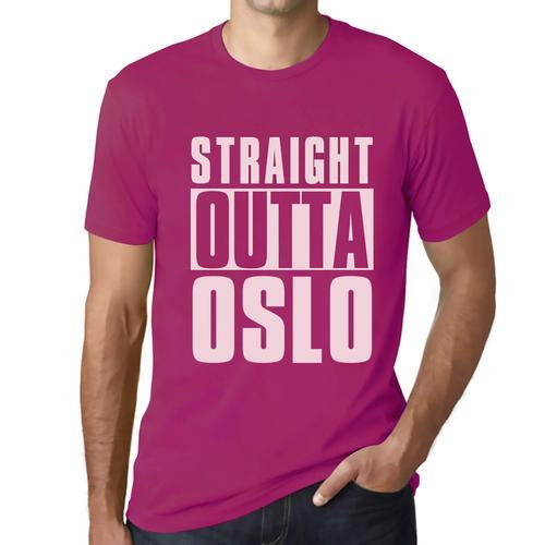 Homme Tee-Shirt Tout Droit Sorti D'oslo - Straight Outta Oslo - T-S... on Productcaster.