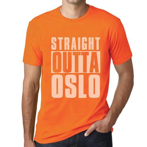 Homme Tee-Shirt Tout Droit Sorti D'oslo - Straight Outta Oslo - T-S... on Productcaster.