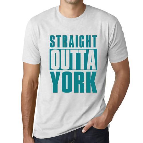 Homme Tee-Shirt Tout Droit Sorti De York - Straight Outta York - T-... on Productcaster.