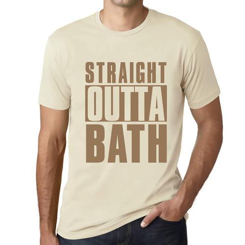 Homme Tee-Shirt Tout Droit Sorti Du Bain - Straight Outta Bath - T-... on Productcaster.