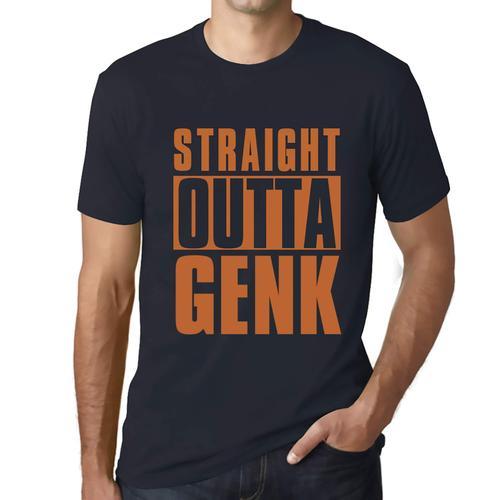 Homme Tee-Shirt Tout Droit Sorti De Genk - Straight Outta Genk - T-... on Productcaster.