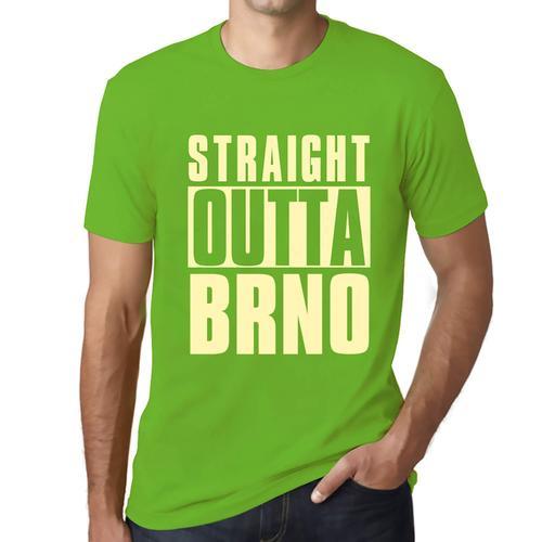 Homme Tee-Shirt Tout Droit Sorti De Brno - Straight Outta Brno - T-... on Productcaster.