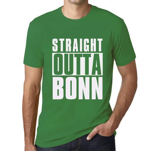 Homme Tee-Shirt Tout Droit Sorti De Bonn - Straight Outta Bonn - T-... on Productcaster.