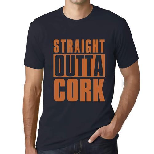 Homme Tee-Shirt Tout Droit Sorti D'un Bouchon - Straight Outta Cork... on Productcaster.