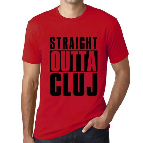 Homme Tee-Shirt Tout Droit Sorti De Cluj - Straight Outta Cluj - T-... on Productcaster.